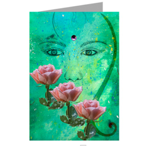 greeting card - painted